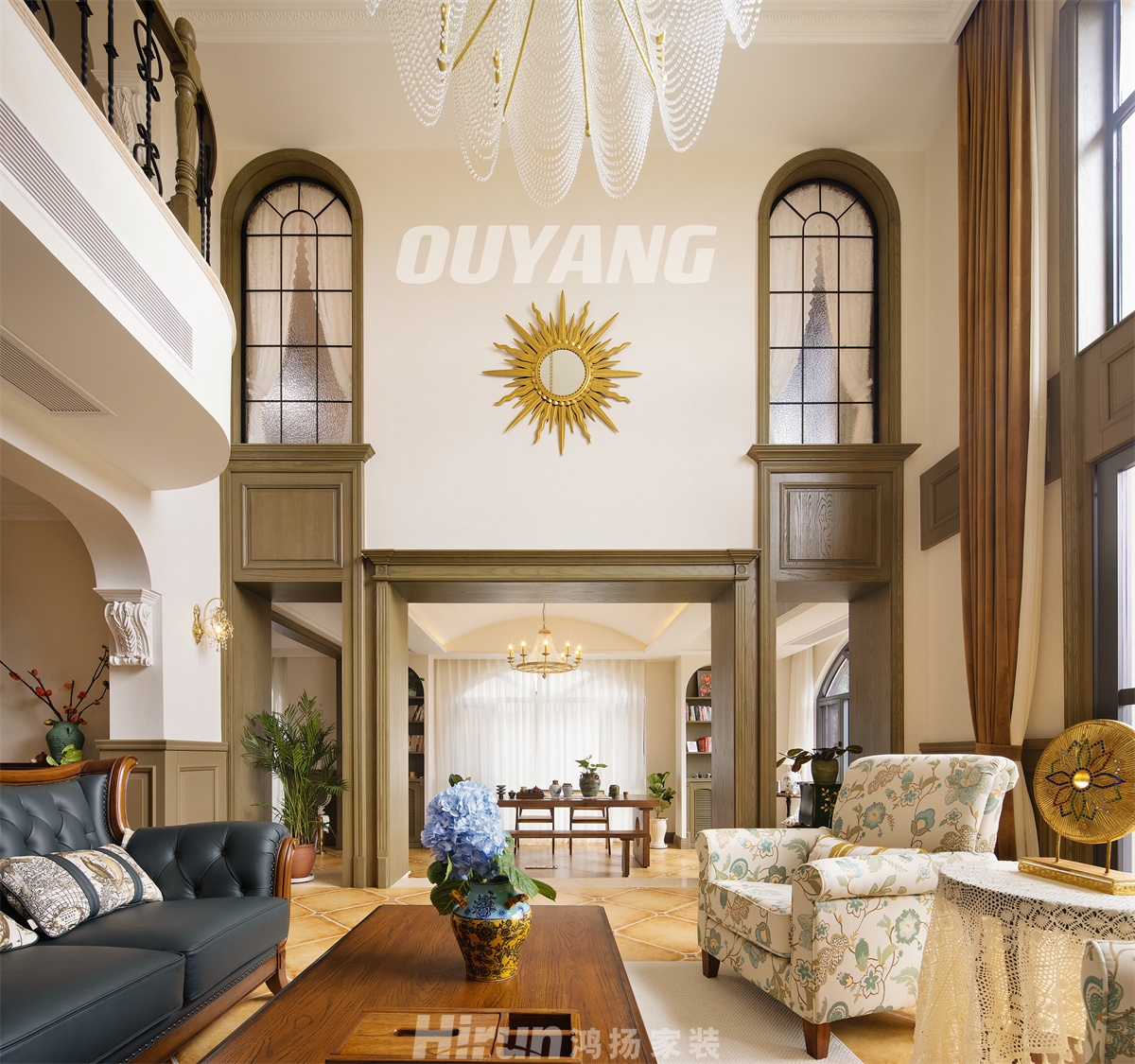 山湖鷺島598㎡歐式田園別墅 裝修案例實景圖-8