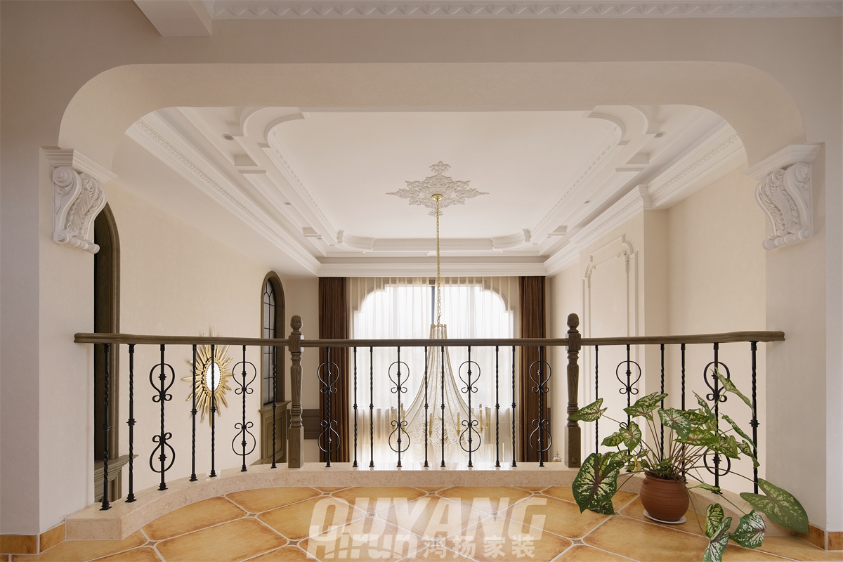 山湖鷺島598㎡歐式田園別墅 裝修案例實景圖-3