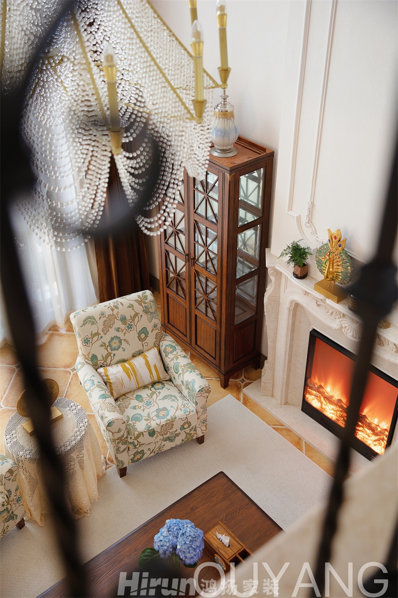 山湖鷺島598㎡歐式田園別墅 裝修案例實景圖-7