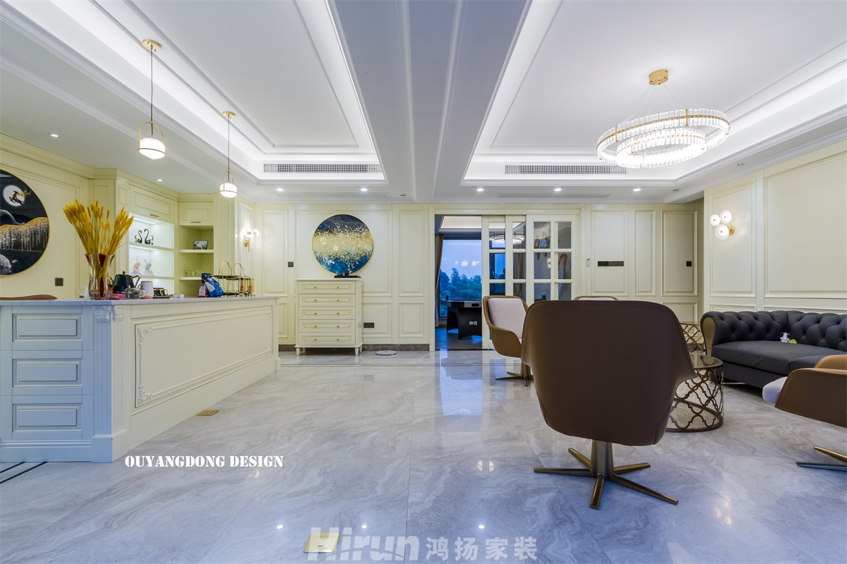 銅官窯自建別墅360㎡新裝飾主義別墅 裝修案例實景圖-12