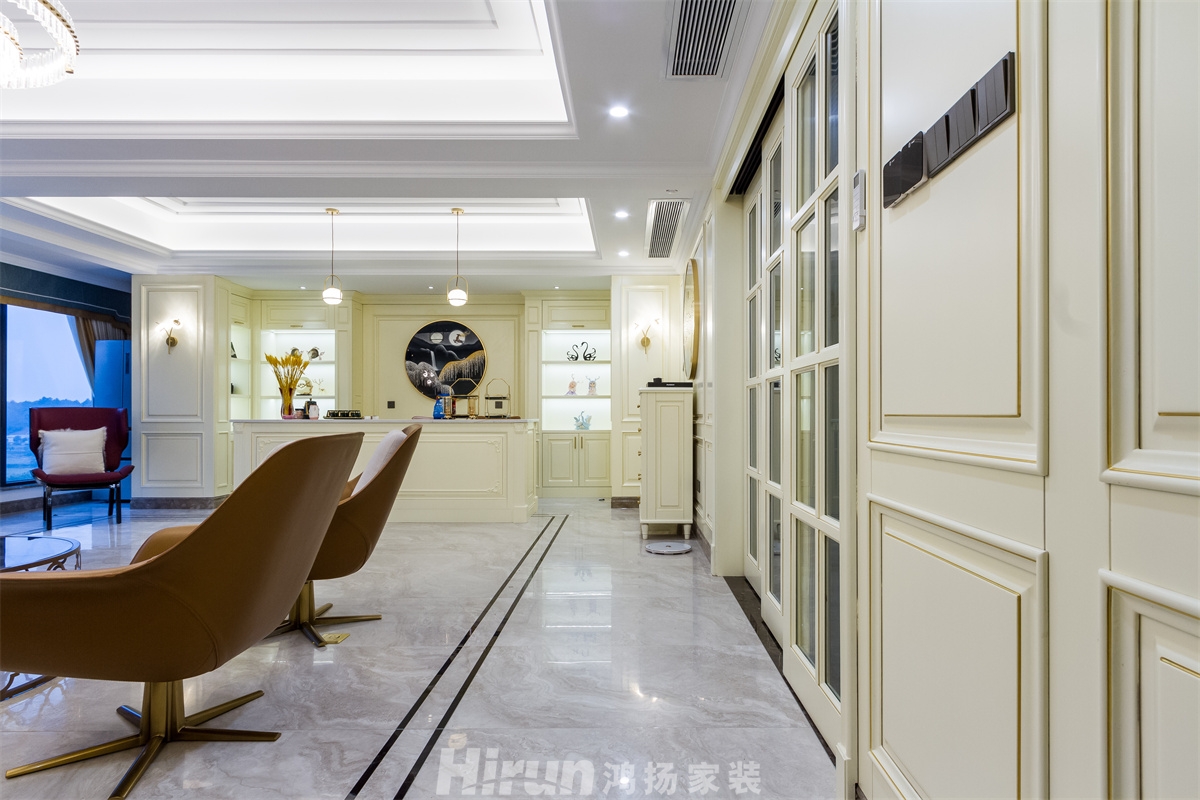 銅官窯自建別墅360㎡新裝飾主義別墅 裝修案例實景圖-3