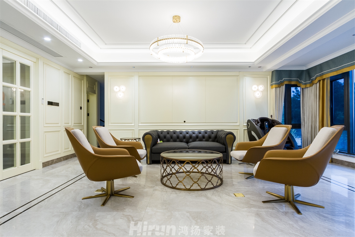 銅官窯自建別墅360㎡新裝飾主義別墅 裝修案例實景圖-4