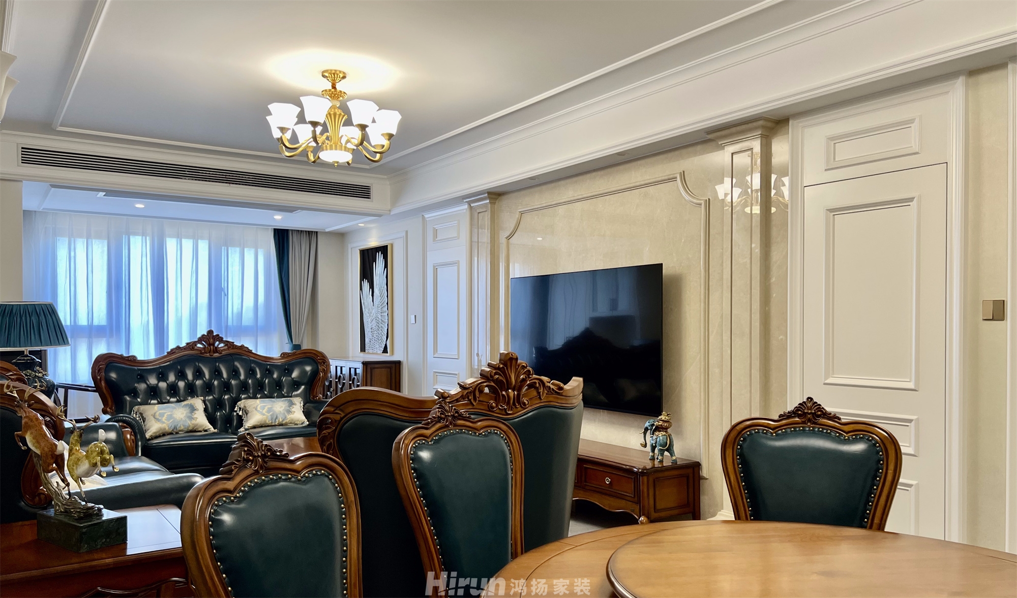 萬達120㎡輕歐簡美三居室 裝修案例實景圖-4