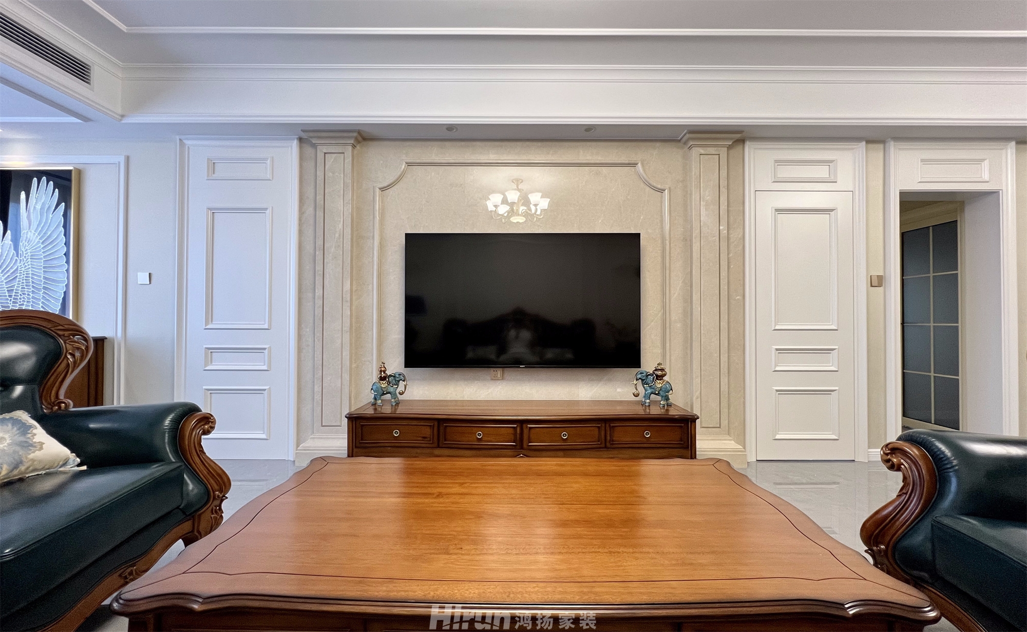 萬達120㎡輕歐簡美三居室 裝修案例實景圖-5