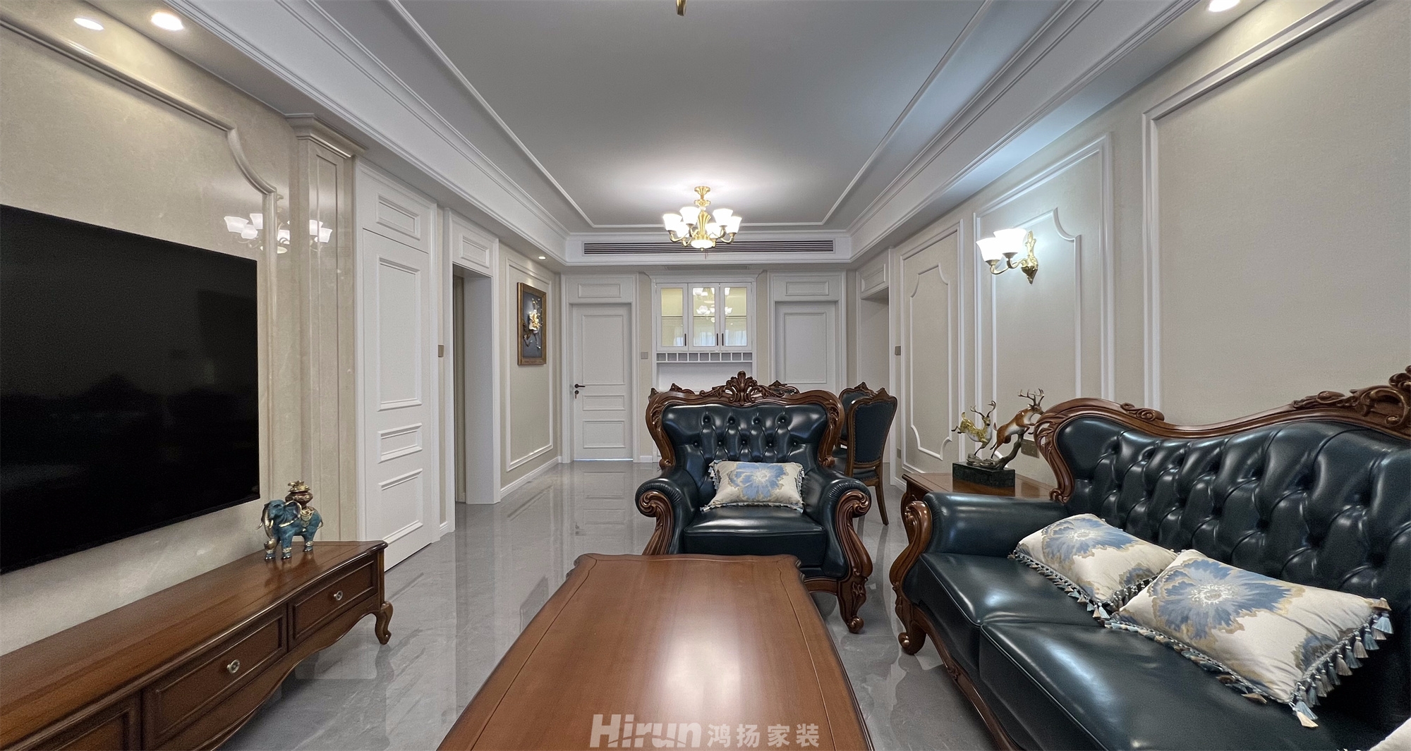 萬達120㎡輕歐簡美三居室 裝修案例實景圖-11