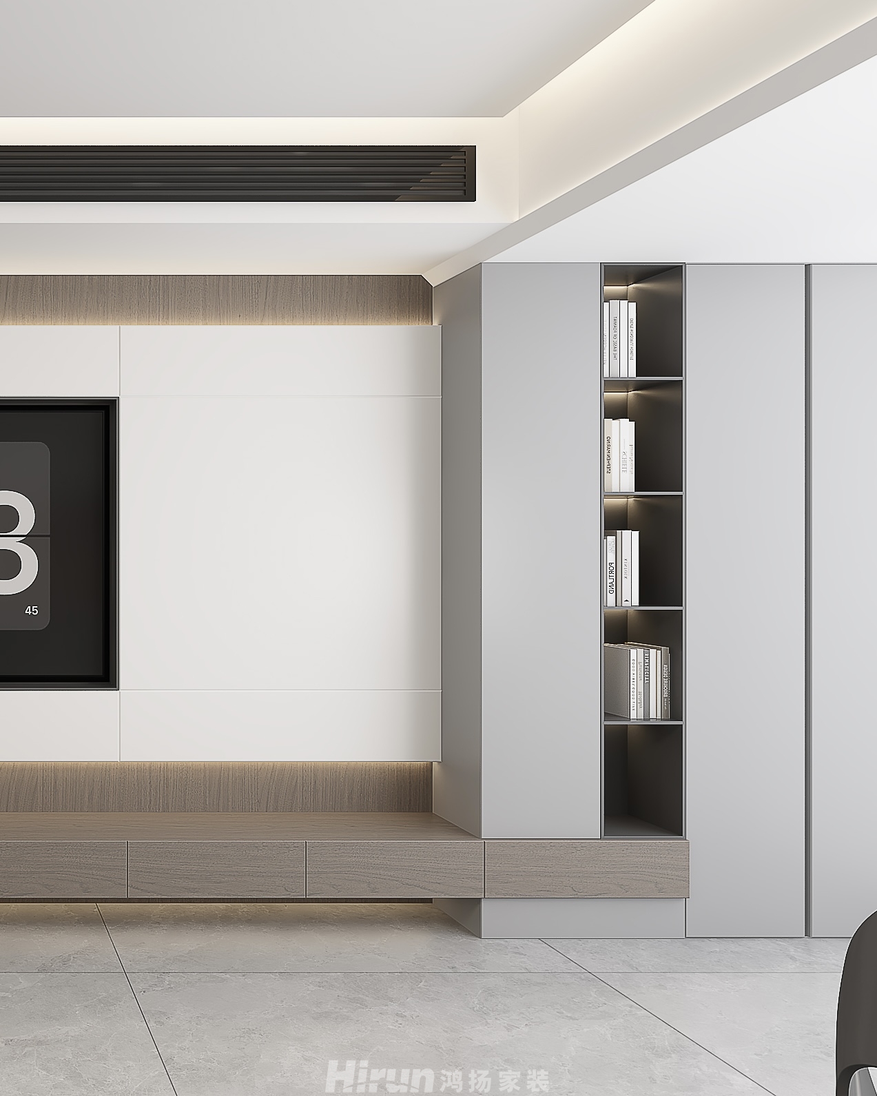 九怡佳苑168㎡雅致現代大平層 裝修案例效果圖-5