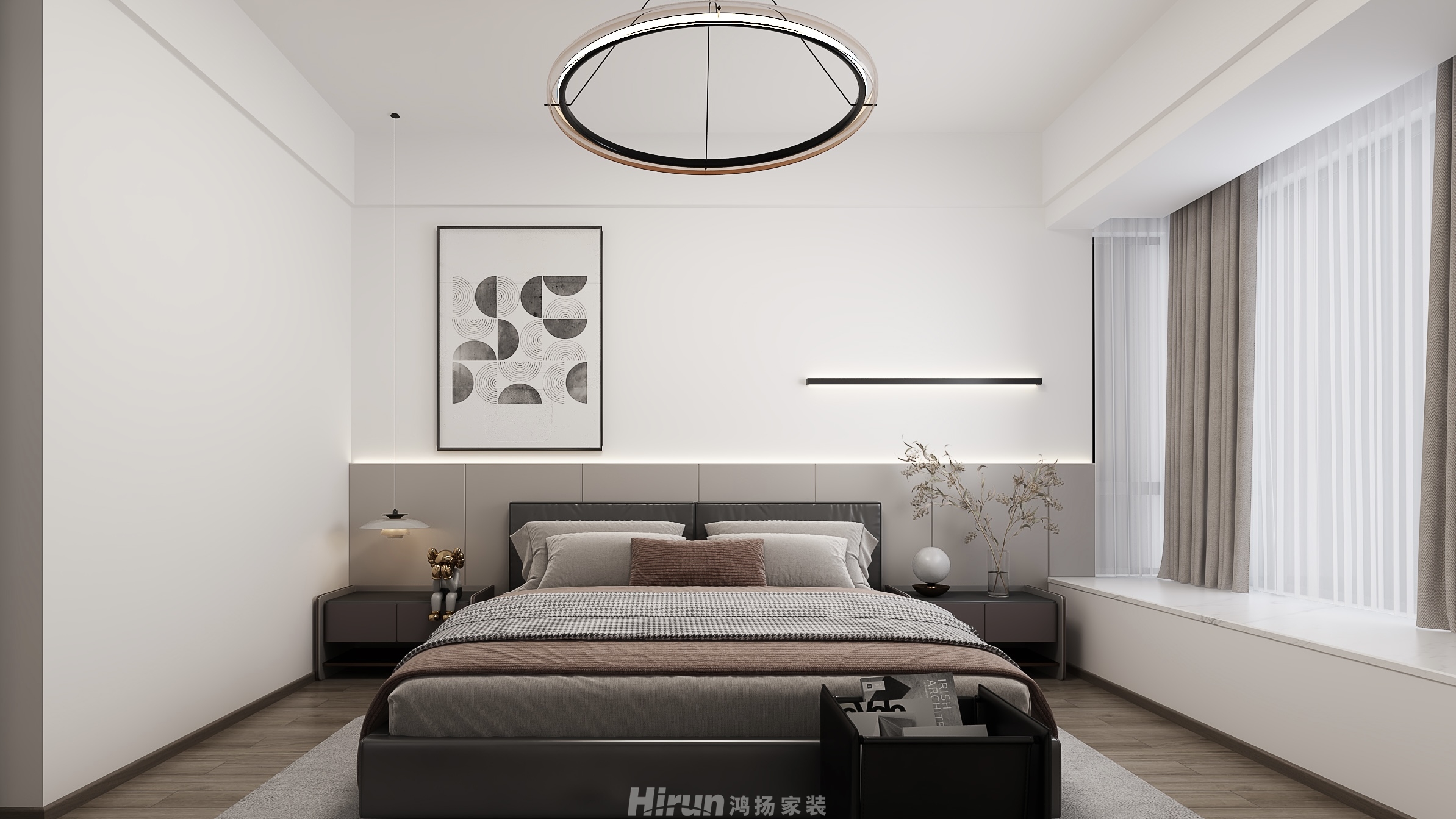 九怡佳苑168㎡雅致現代大平層 裝修案例效果圖-6