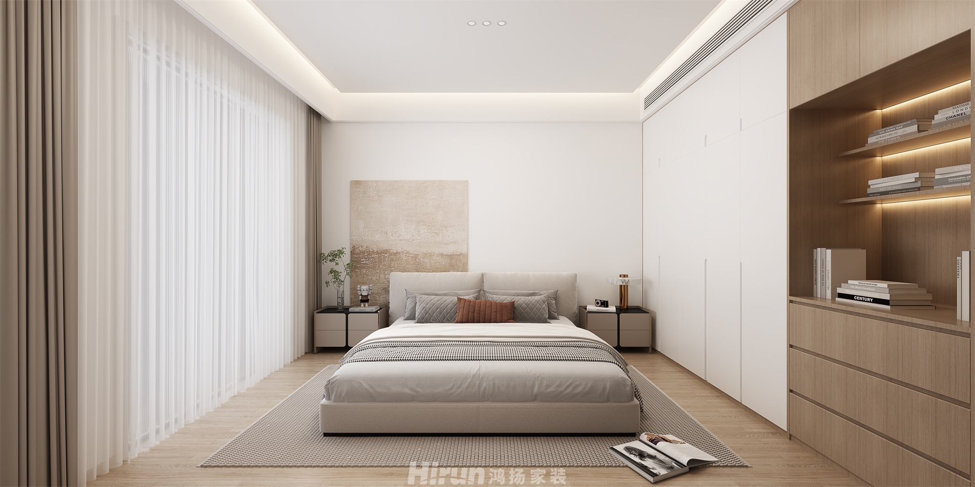 碧桂園天璽210㎡雅致現代大平層 裝修案例效果圖-8