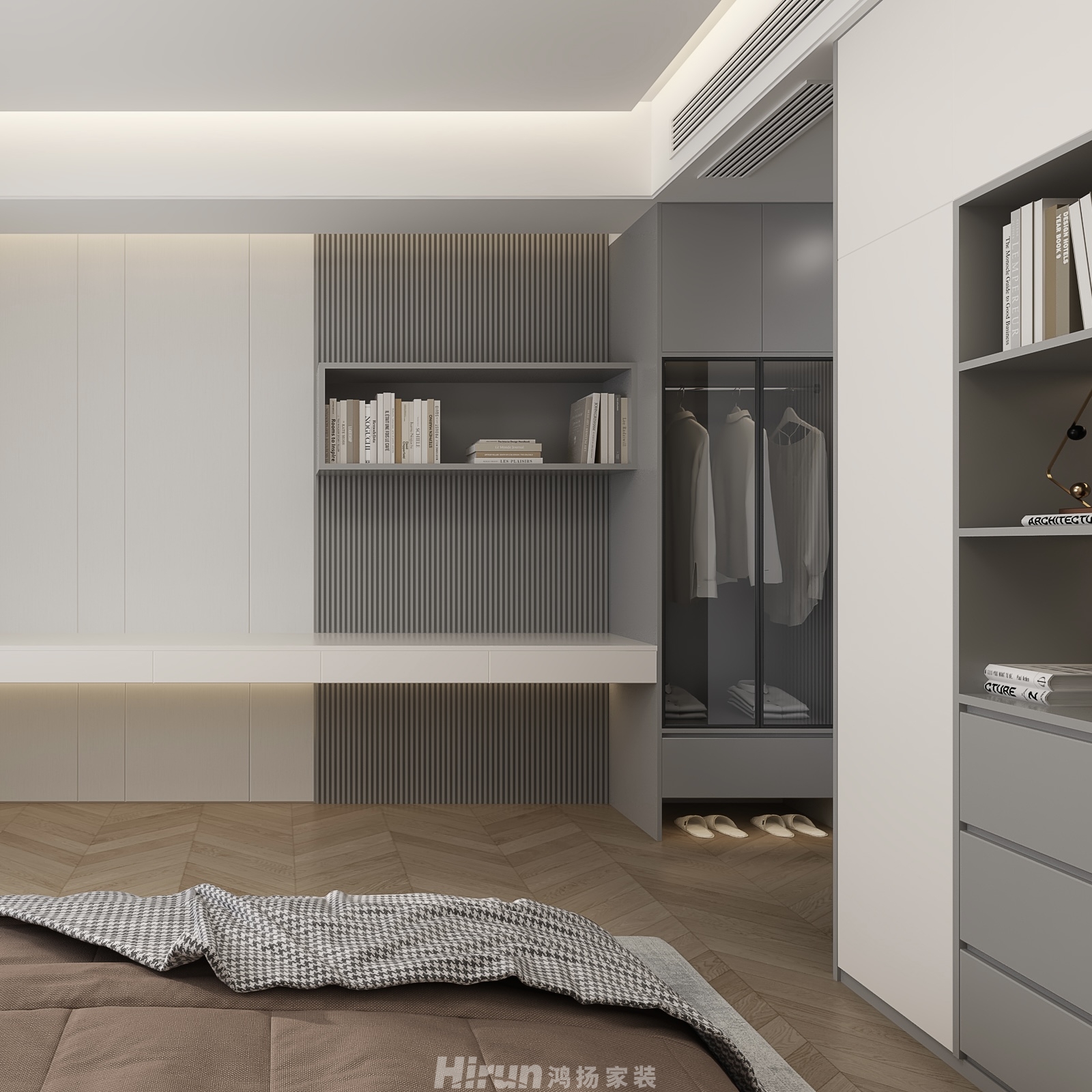 碧桂園天璽210㎡雅致現代大平層 裝修案例效果圖-16