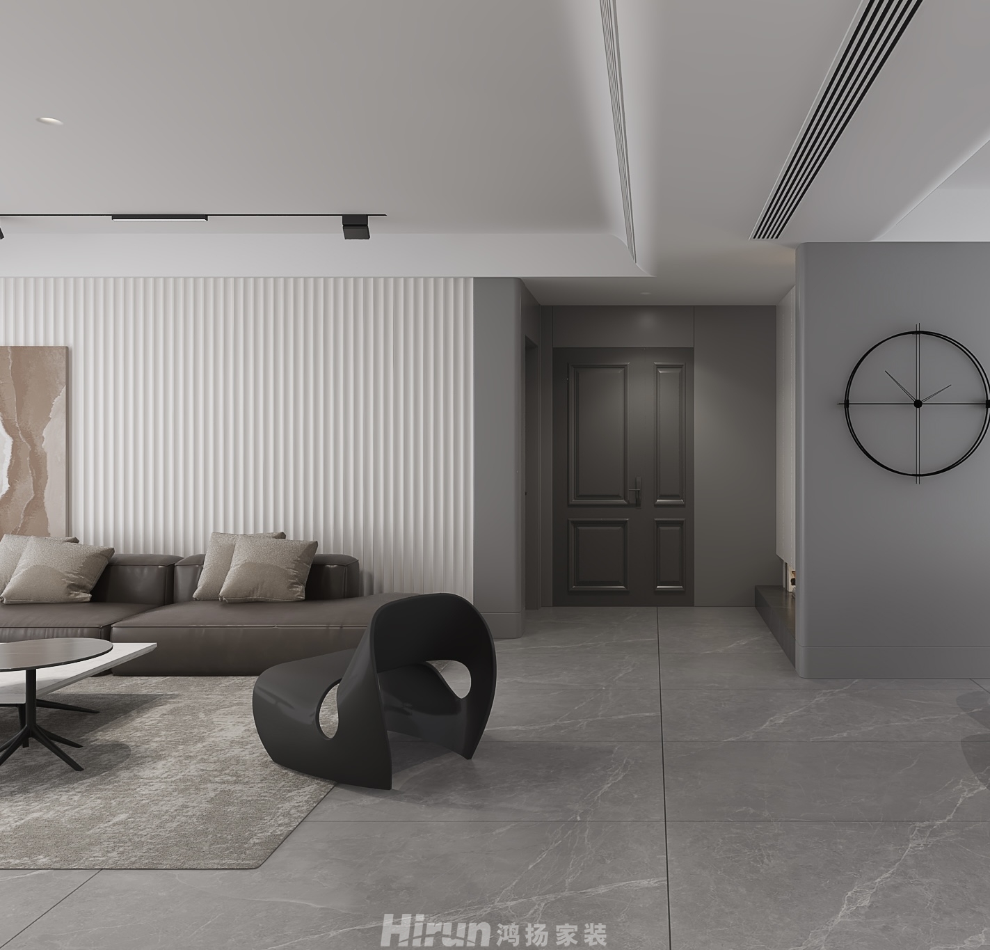 碧桂園天璽210㎡雅致現代大平層 裝修案例效果圖-7