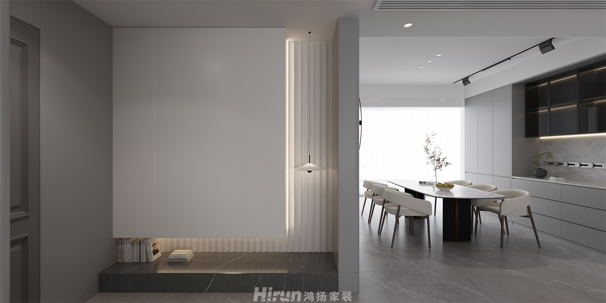 碧桂園天璽210㎡雅致現代大平層 裝修案例效果圖-15