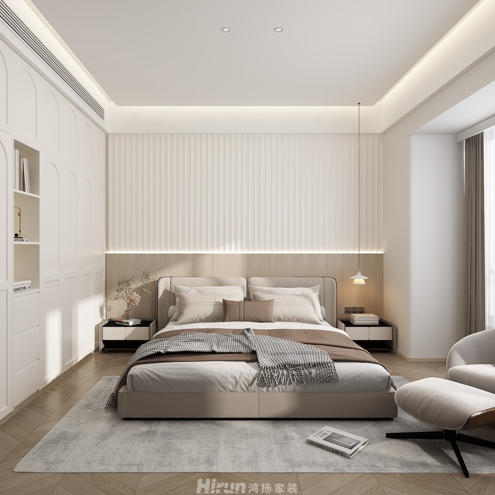 碧桂園天璽210㎡北歐之光大平層 裝修案例效果圖-20