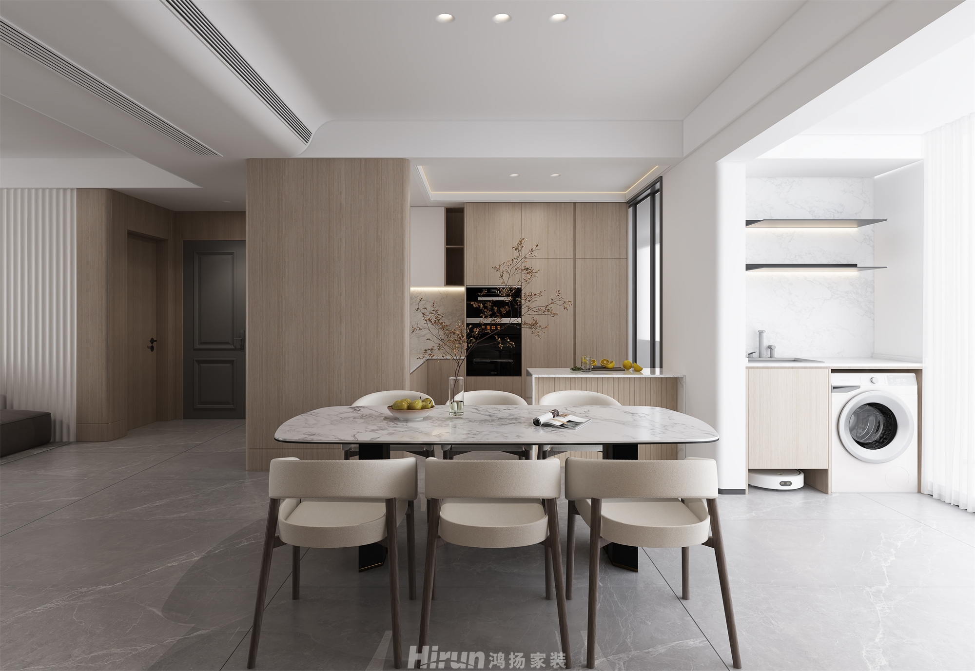 碧桂園天璽210㎡北歐之光大平層 裝修案例效果圖-15