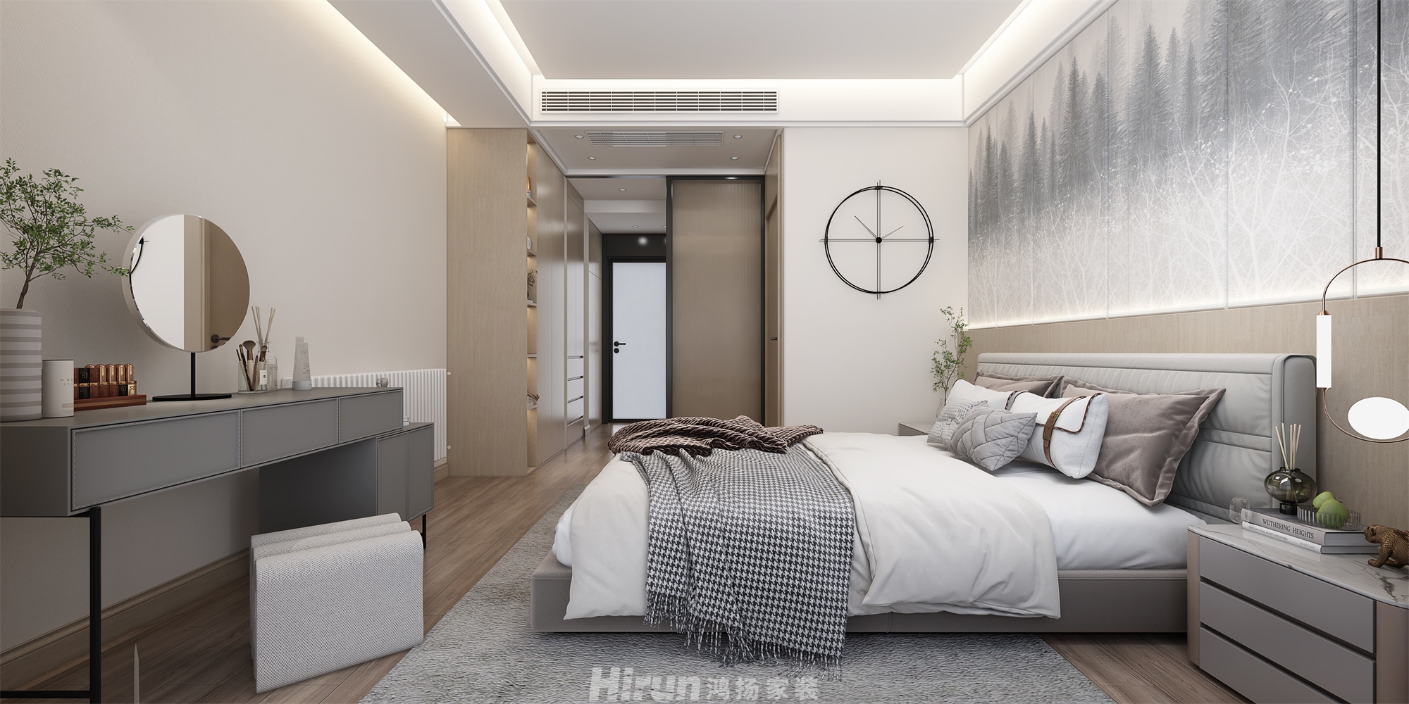 黃金時代疊墅360㎡雅致現代疊墅 裝修案例效果圖-5