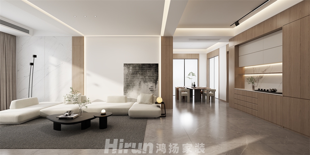 私宅380㎡雅致現(xiàn)代別墅 裝修案例效果圖-8