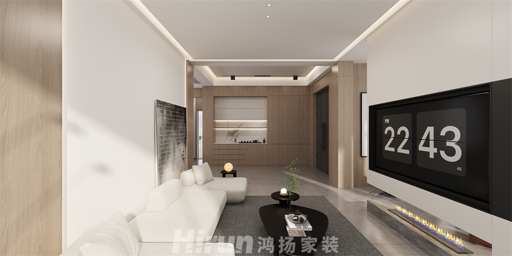 私宅380㎡雅致現(xiàn)代別墅 裝修案例效果圖-11