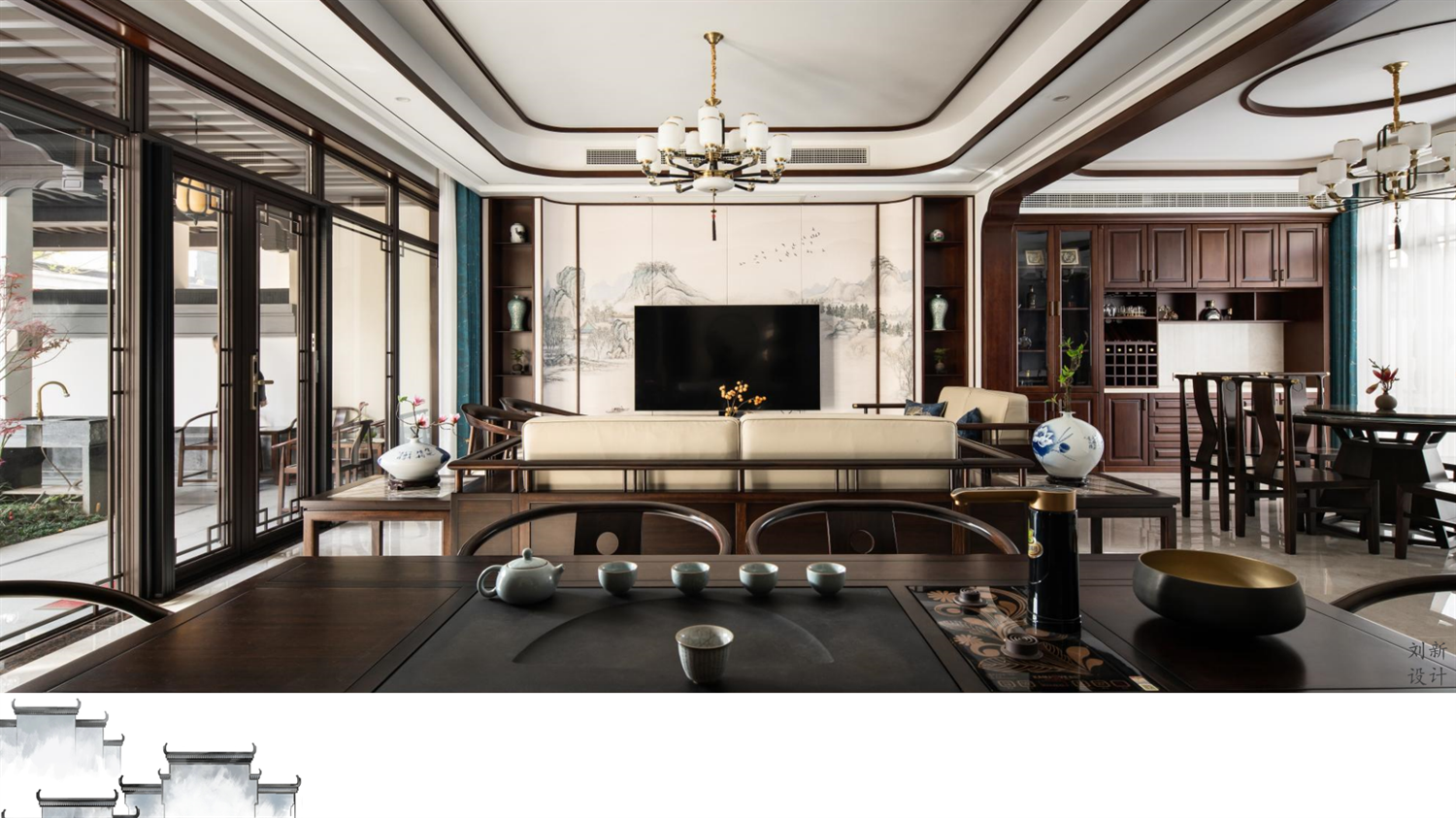 萬境容園280㎡江南印象別墅 裝修案例實景圖-6