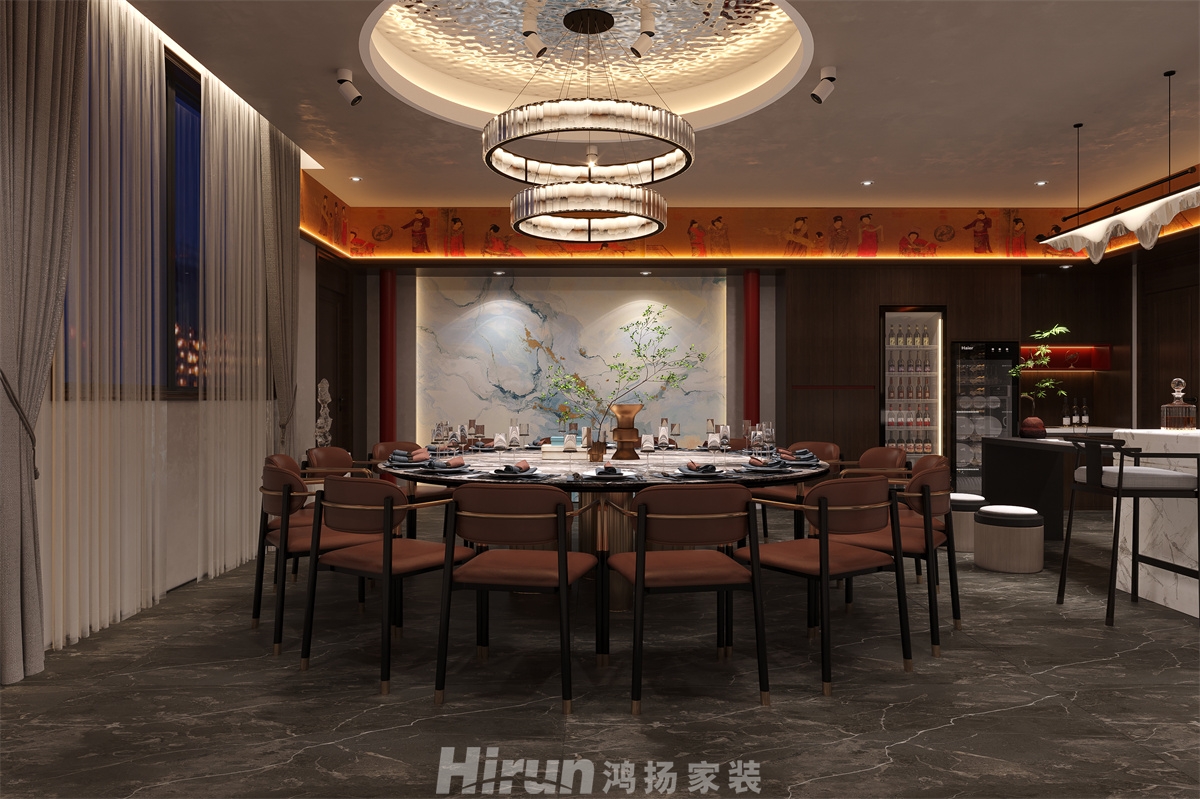 城東私宅130㎡意境東方二居室 裝修案例效果圖-2