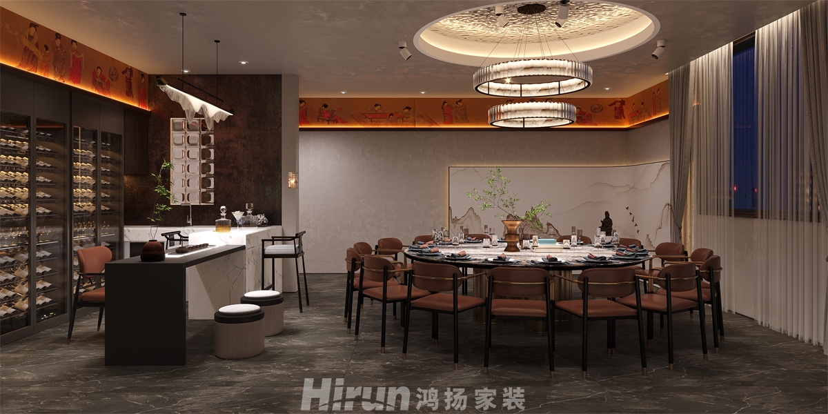 城東私宅130㎡意境東方二居室 裝修案例效果圖-4