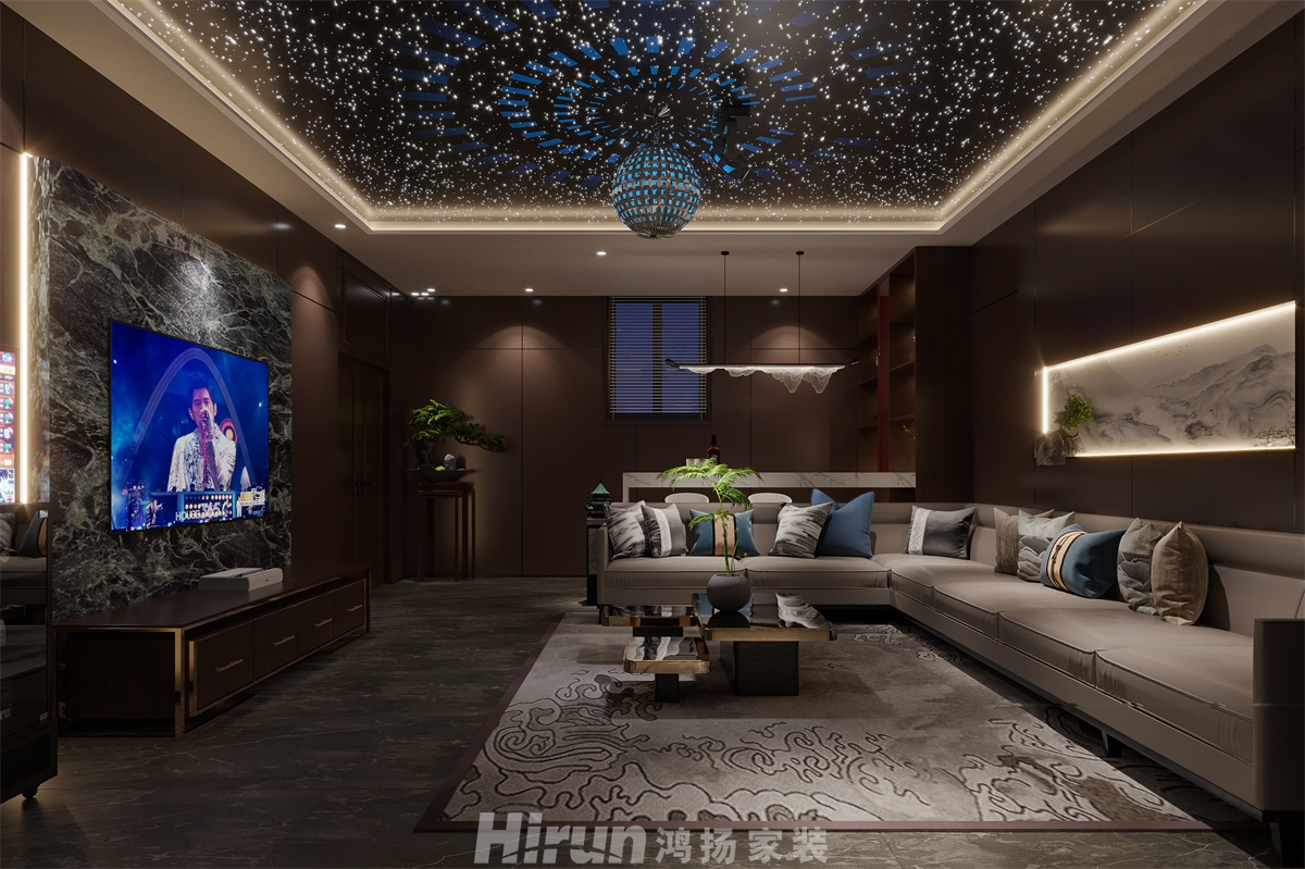 城東私宅130㎡意境東方二居室 裝修案例效果圖-6