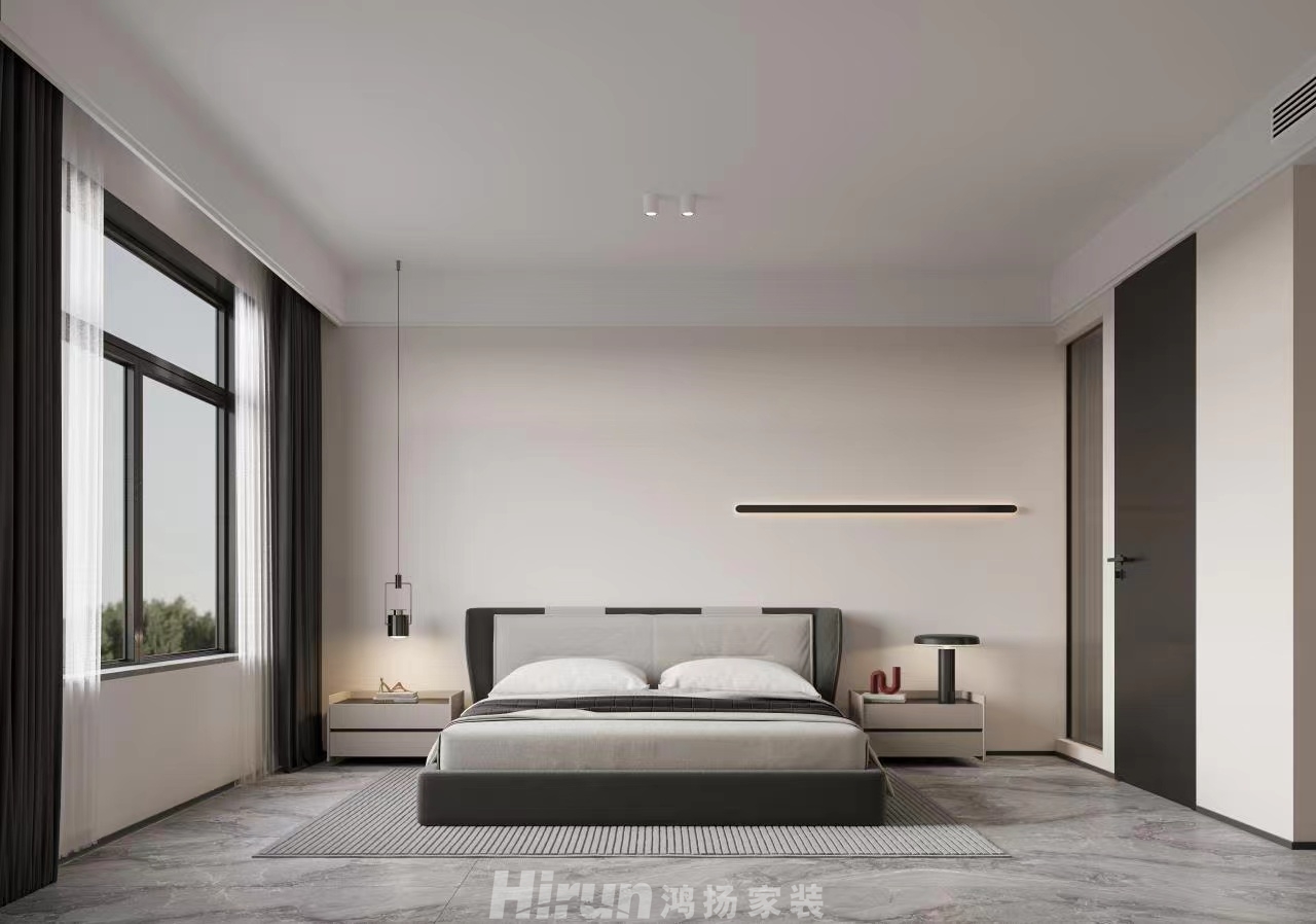 麥迪遜廣場(chǎng)100㎡北歐之光二居室 裝修案例效果圖-3