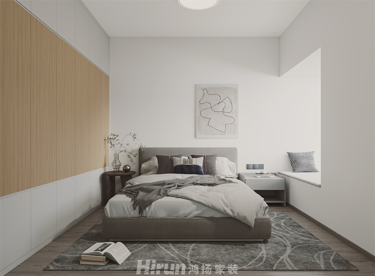 半島城央119㎡雅致現代三居室 裝修案例效果圖-5