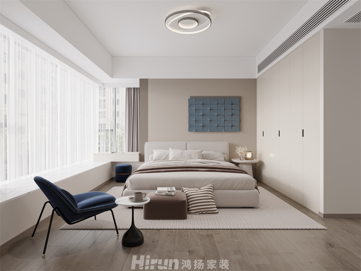 劍橋名門146㎡北歐之光三居室 裝修案例效果圖-5