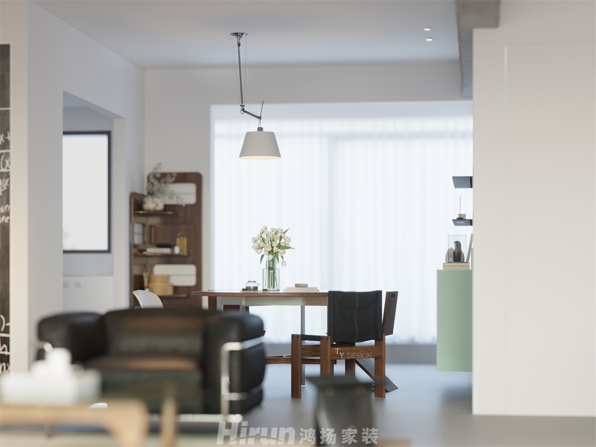 濱江府1913143㎡藝術(shù)室界四居室 裝修案例效果圖-5