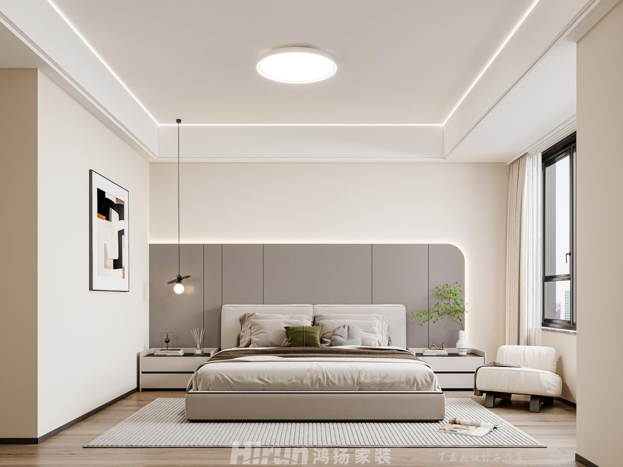 長河灣180㎡雅致現代大平層 裝修案例效果圖-5