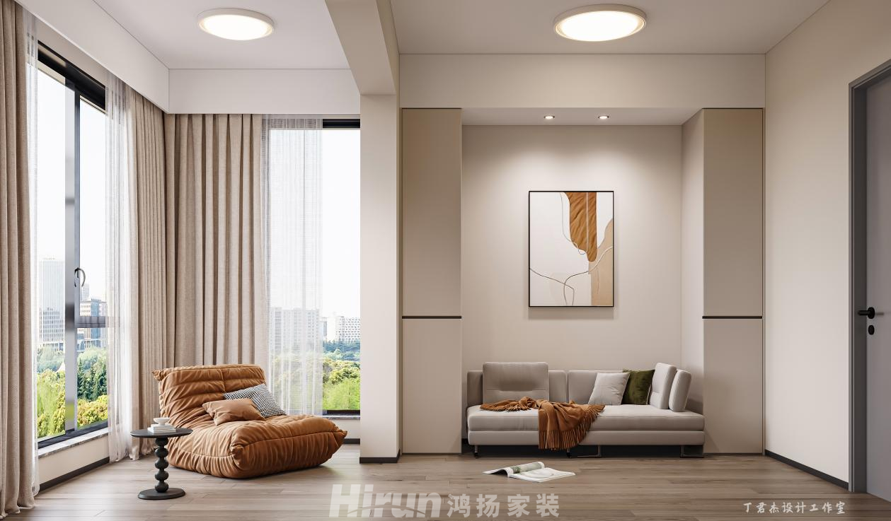 長河灣180㎡雅致現代大平層 裝修案例效果圖-4