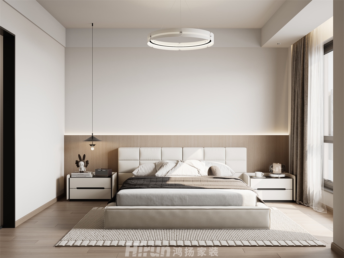 漢唐世家150㎡雅致現(xiàn)代復(fù)式 裝修案例效果圖-4