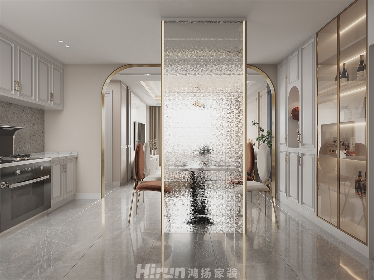 建發央著122㎡輕歐簡美三居室 裝修案例效果圖-3