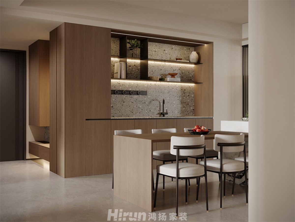 中聯啟呈花園220㎡復合寫意大平層 裝修案例效果圖-2