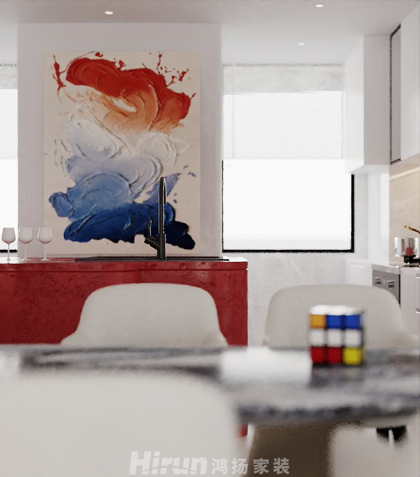 溪山悅500㎡藝術室界疊墅 裝修案例效果圖-4