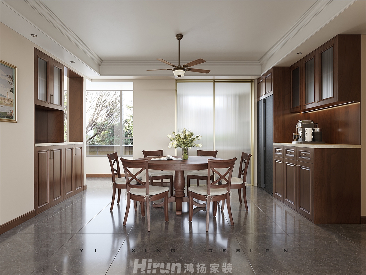 保利天匯190㎡歐美香頌大平層 裝修案例效果圖-6