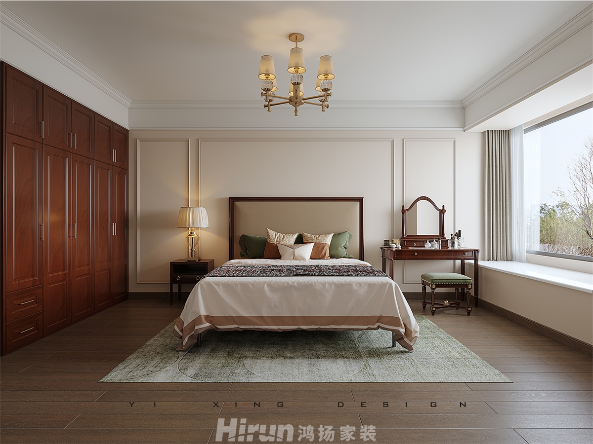 保利天匯190㎡歐美香頌大平層 裝修案例效果圖-5