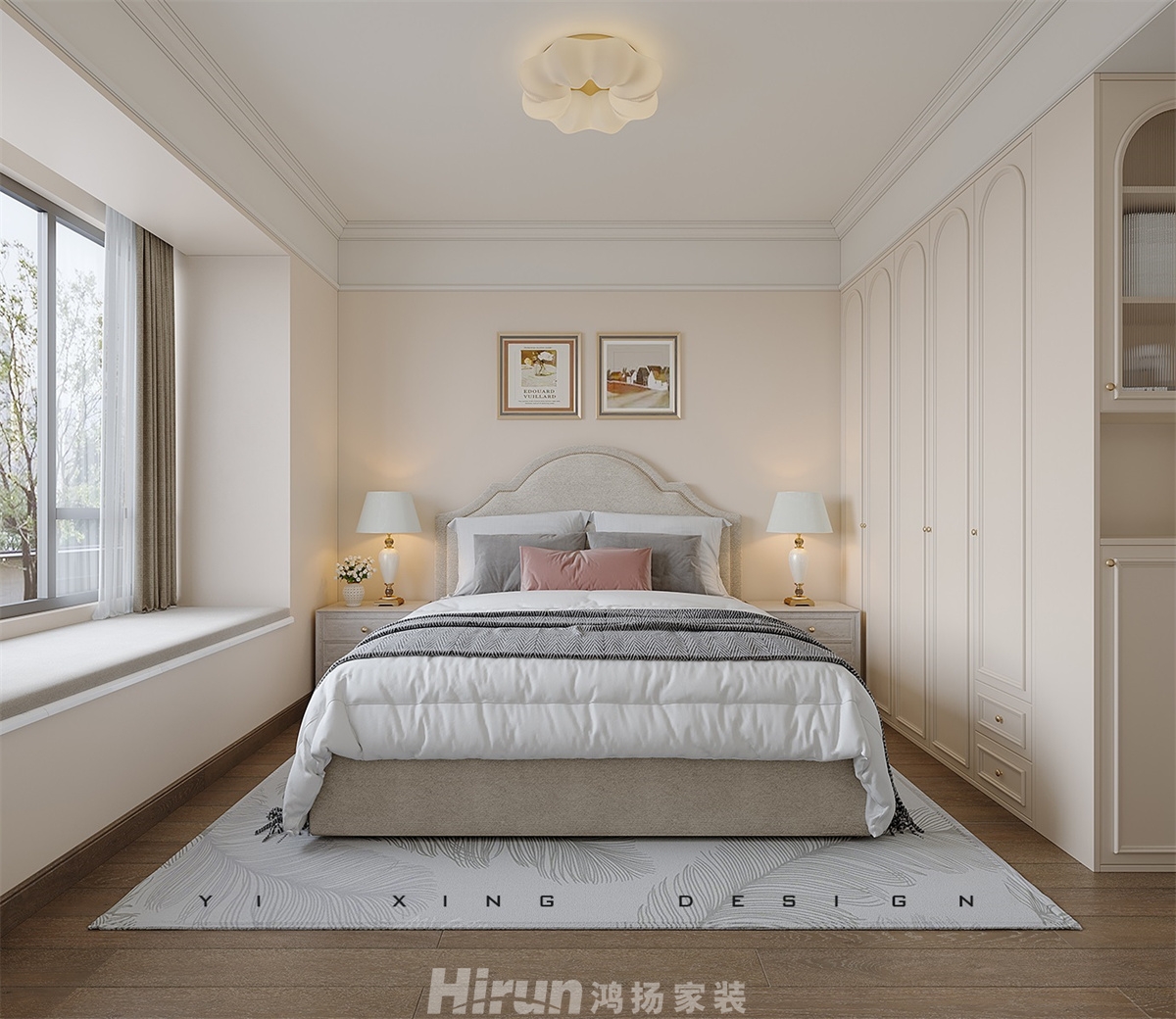 保利天匯190㎡歐美香頌大平層 裝修案例效果圖-4