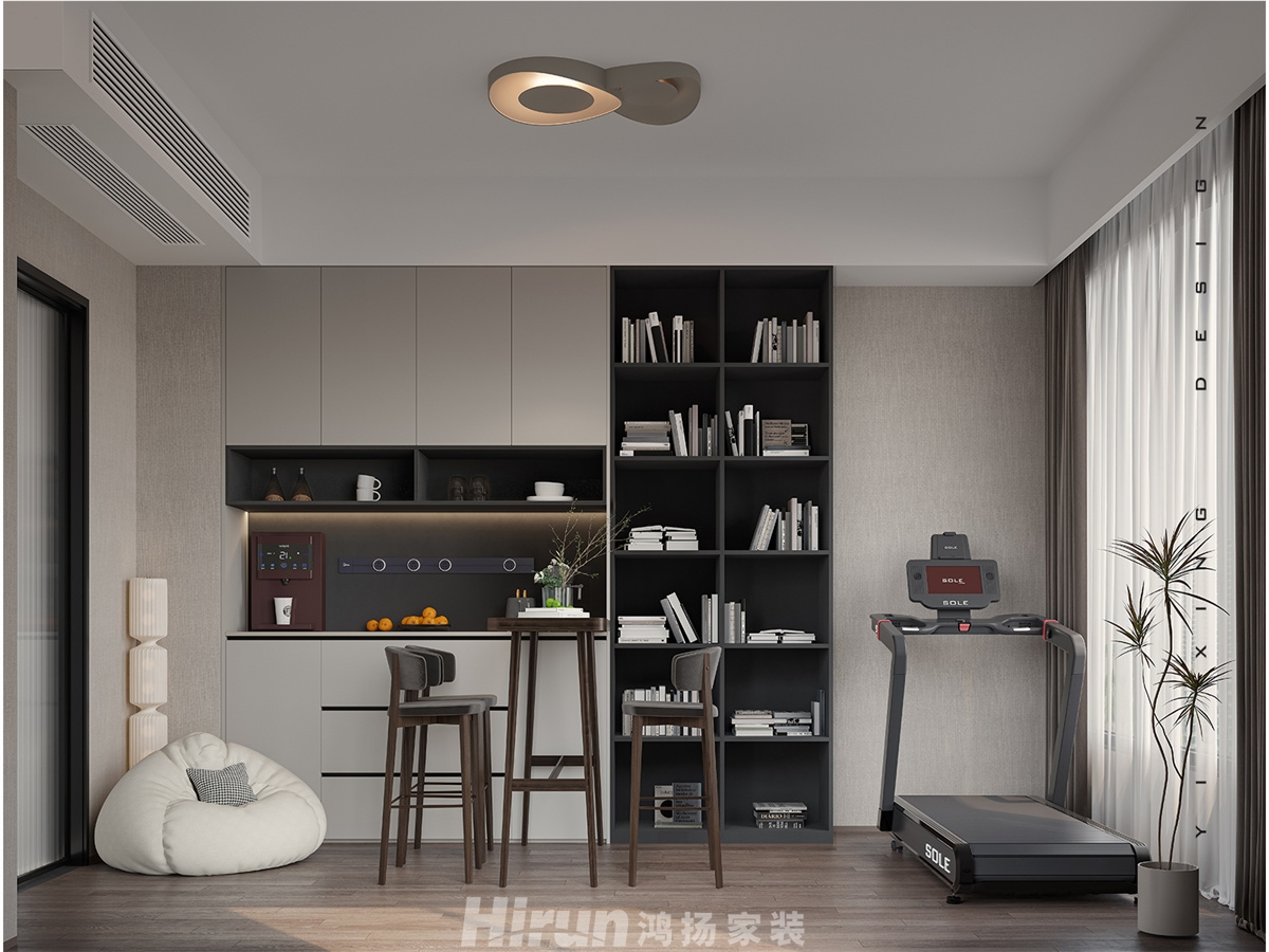 湖山賦300㎡雅致現代別墅 裝修案例效果圖-5
