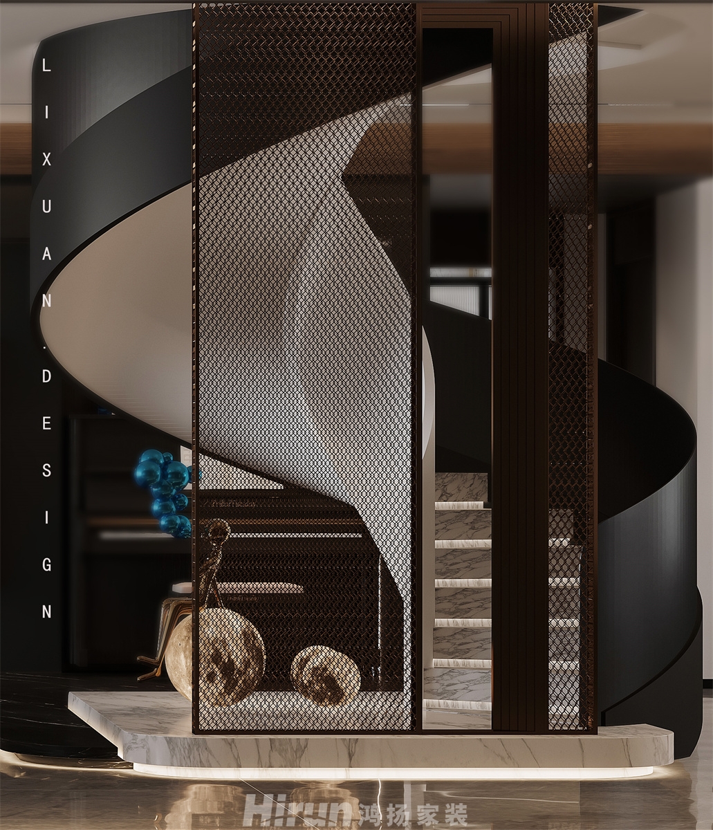 保利天匯170㎡雅致現代大平層 裝修案例效果圖-7