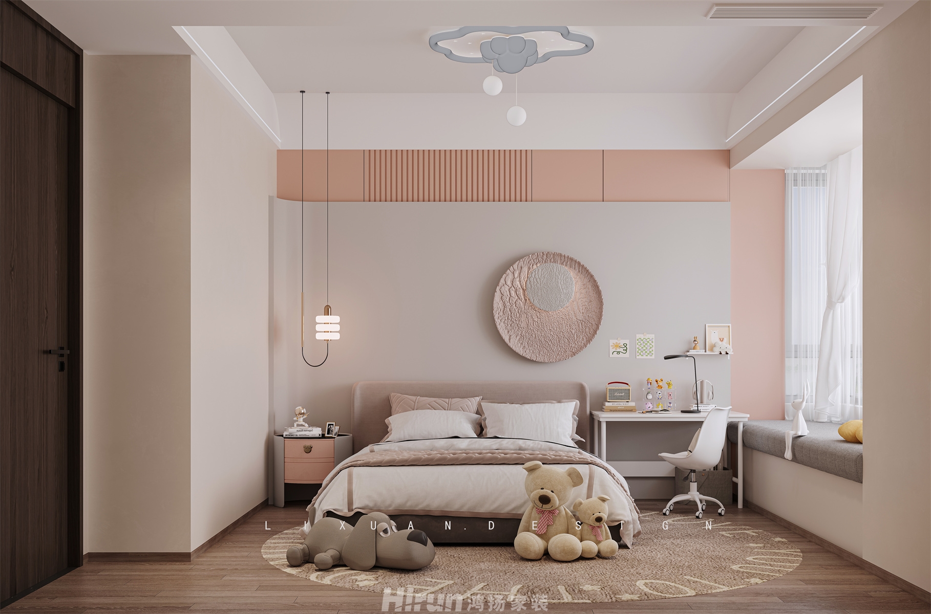 保利天匯170㎡雅致現代大平層 裝修案例效果圖-6