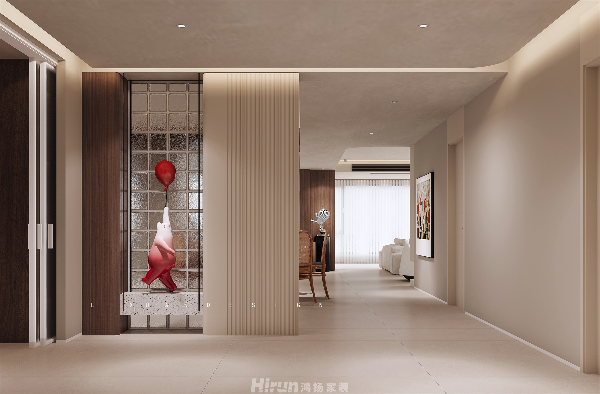 麓隱桐溪180㎡優(yōu)雅繽紛大平層 裝修案例效果圖-8