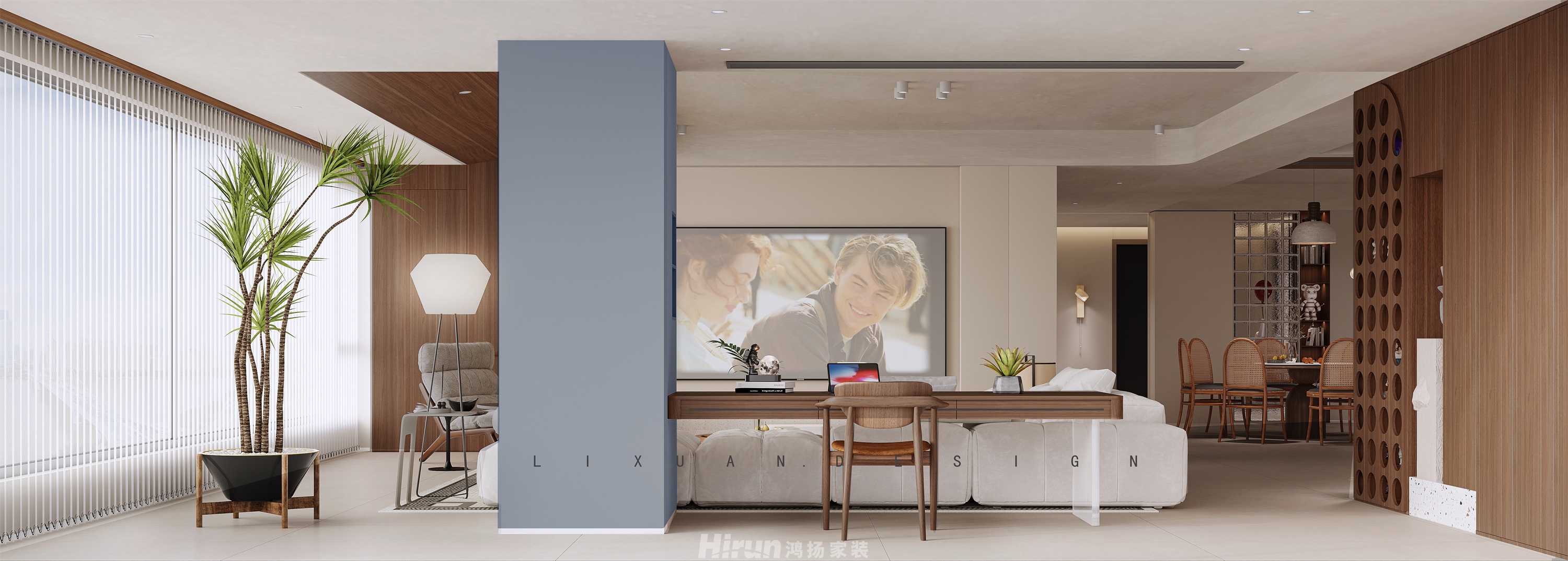 麓隱桐溪180㎡優(yōu)雅繽紛大平層 裝修案例效果圖-16