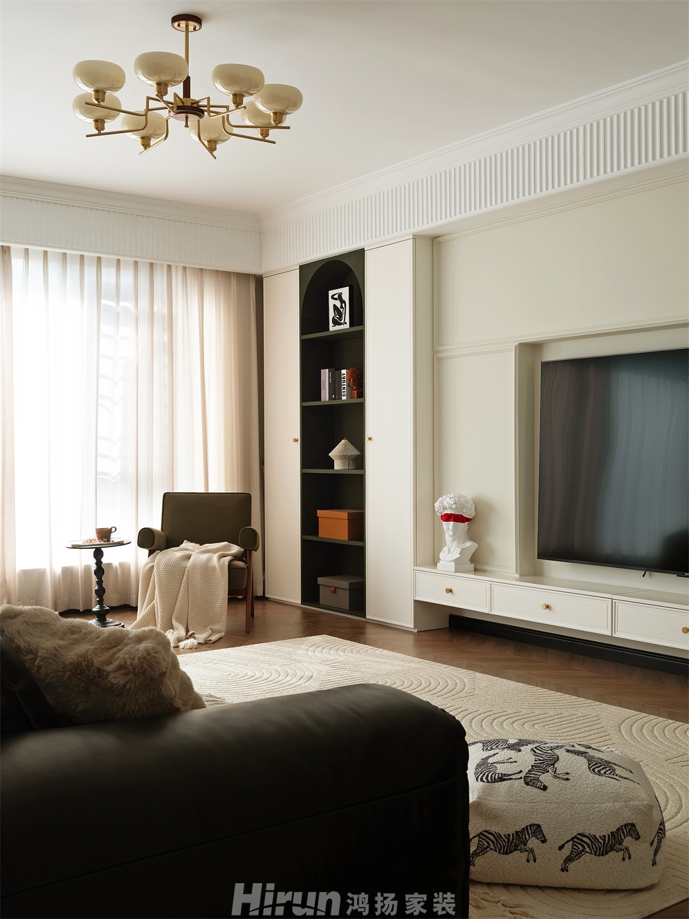 松雅院168㎡復古風潮四居室 裝修案例實景圖-5