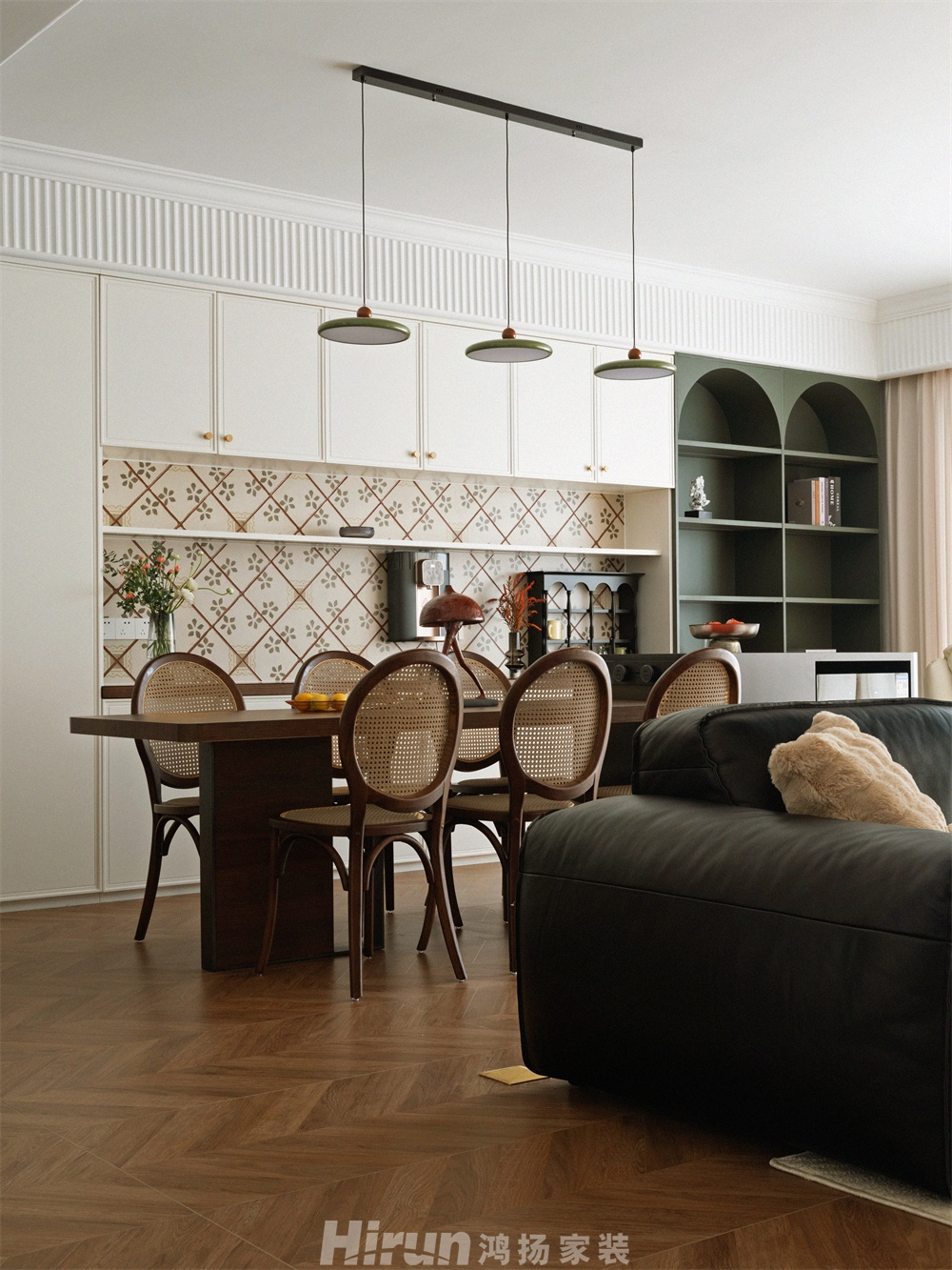 松雅院168㎡復古風潮四居室 裝修案例實景圖-16