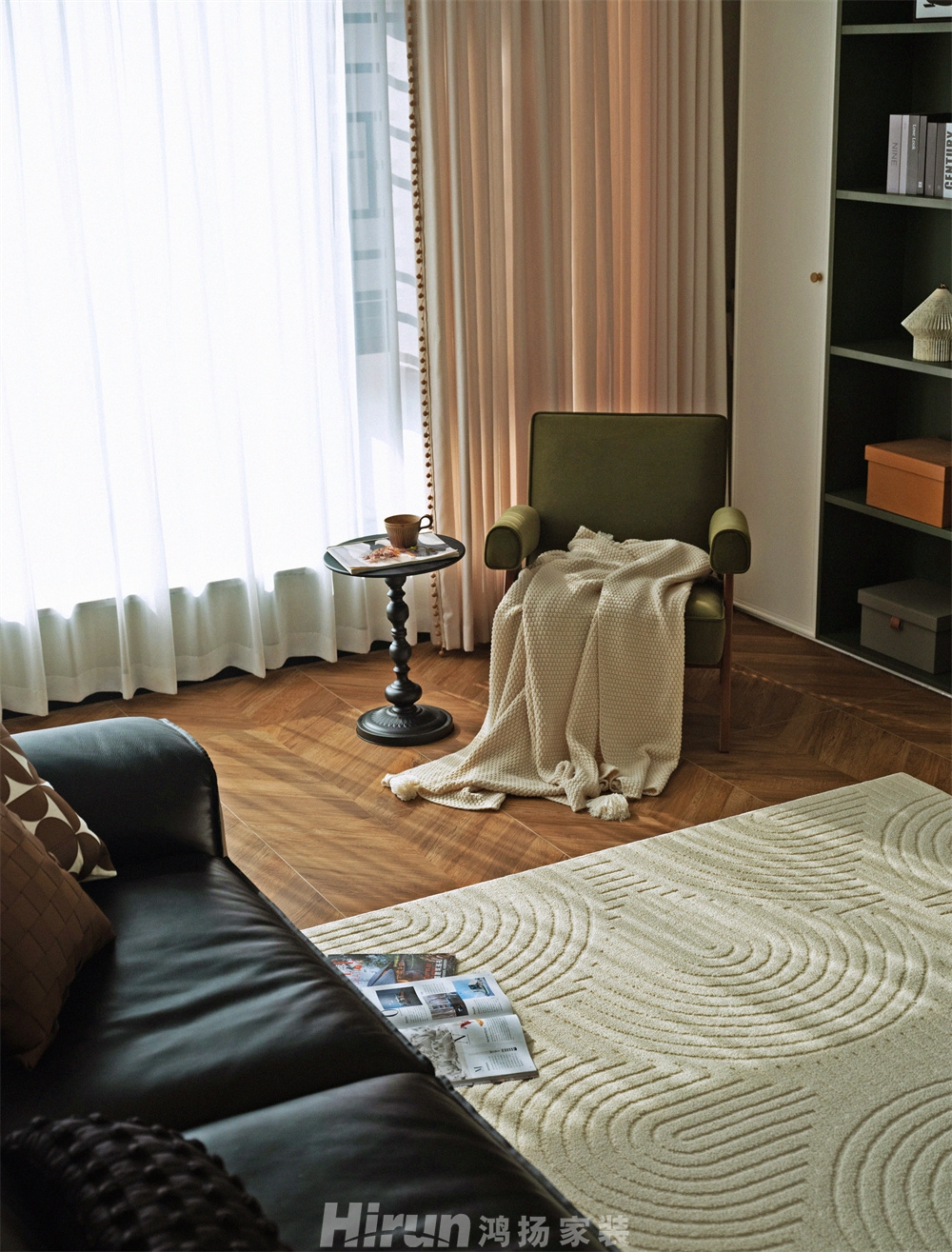 松雅院168㎡復古風潮四居室 裝修案例實景圖-17