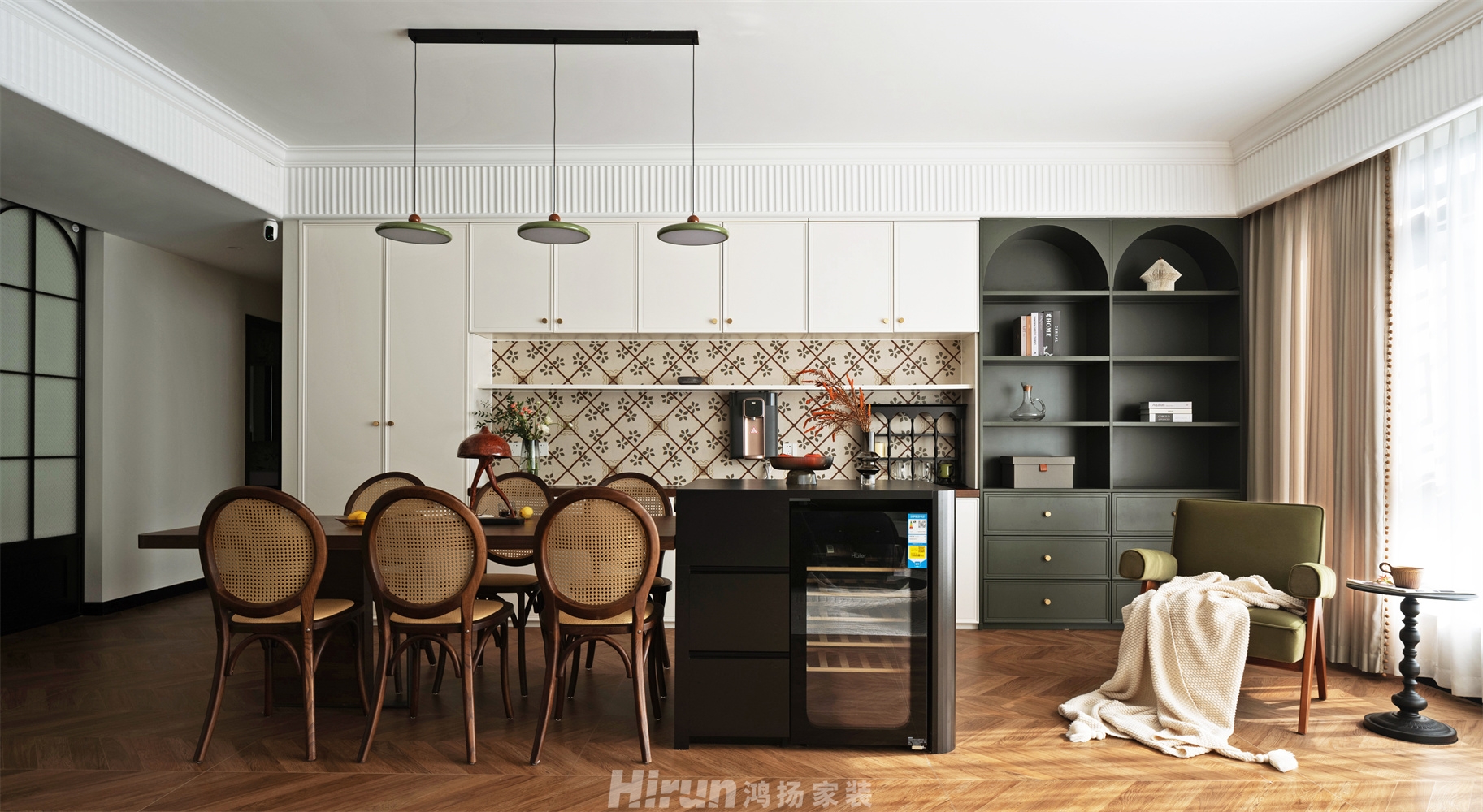 松雅院168㎡復古風潮四居室 裝修案例實景圖-14