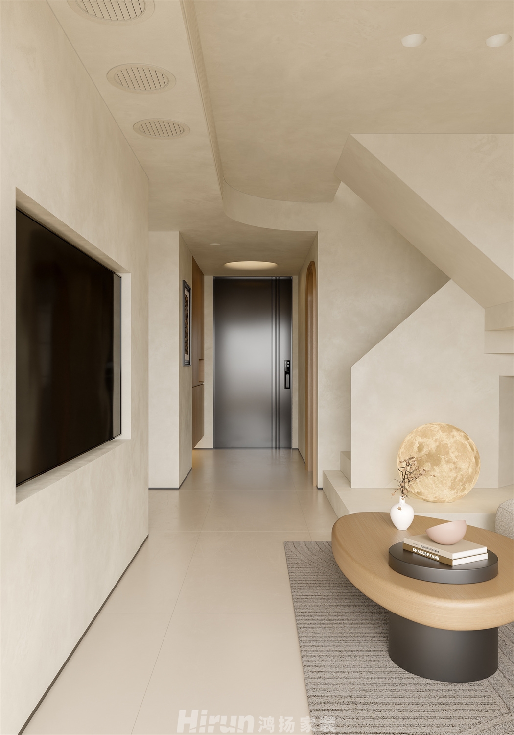 新城明昱東方158㎡北歐之光復(fù)式 裝修案例效果圖-4