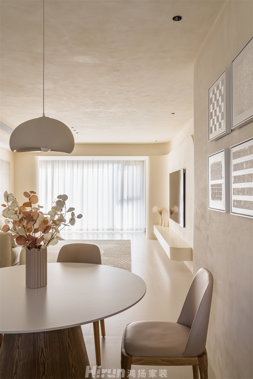 首府一號137㎡北歐之光三居室 裝修案例實景圖-7