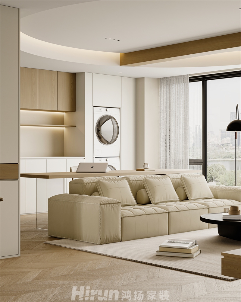 萬境松雅130㎡北歐之光三居室 裝修案例效果圖-3