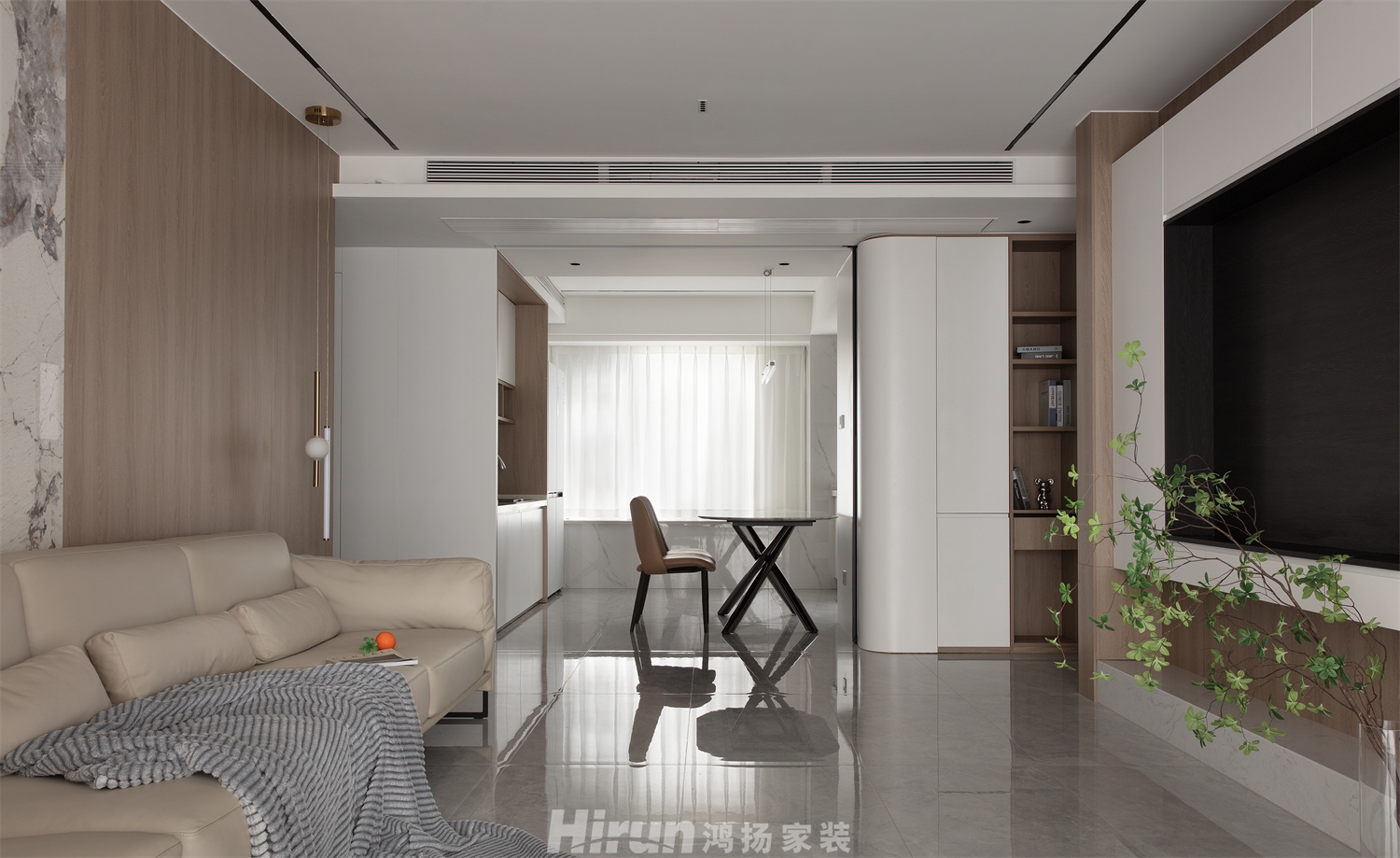 卓越中寰143㎡新裝飾主義四居室 裝修案例實景圖-6